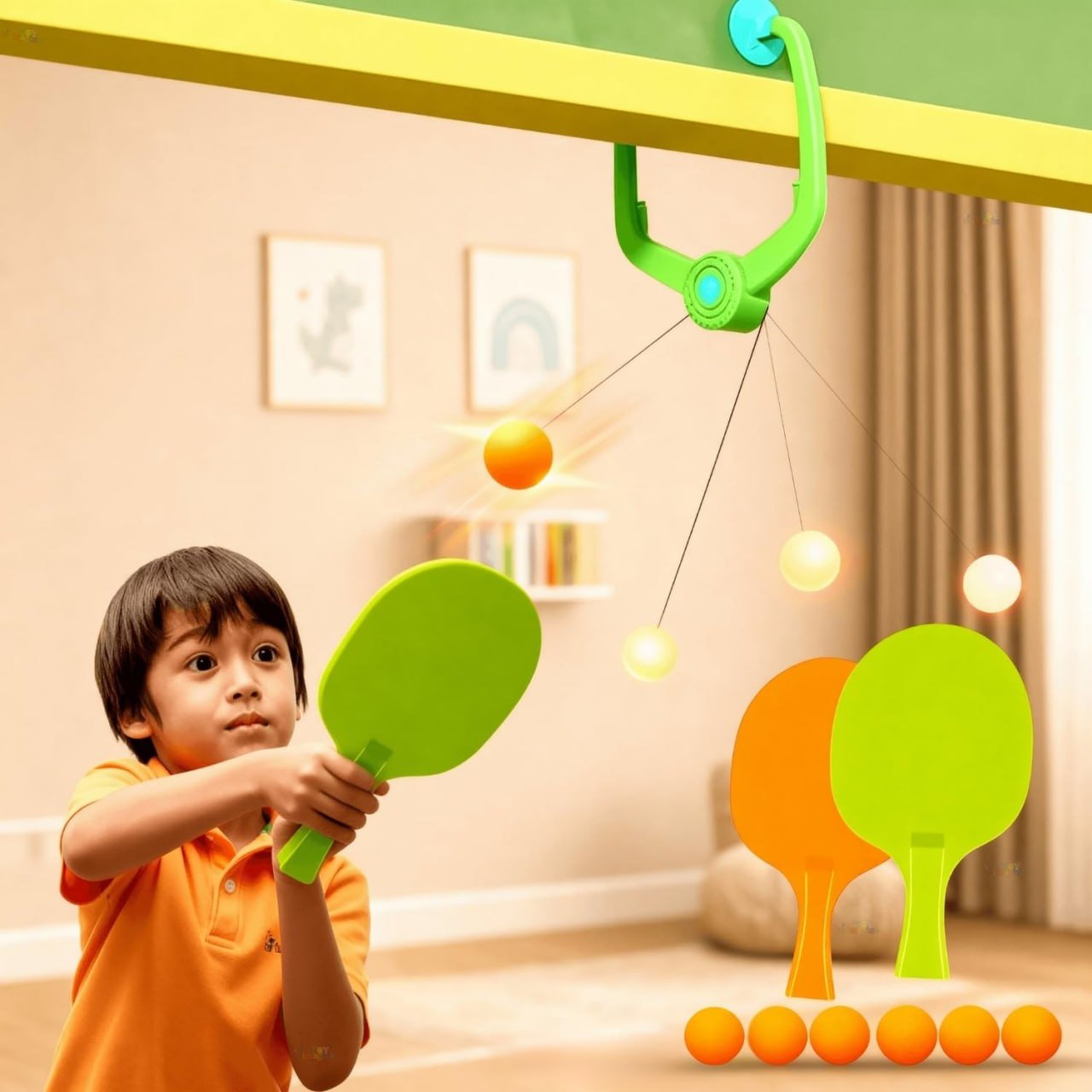 Toy Imagine Indoor Hanging Table Tennis Trainer Fo