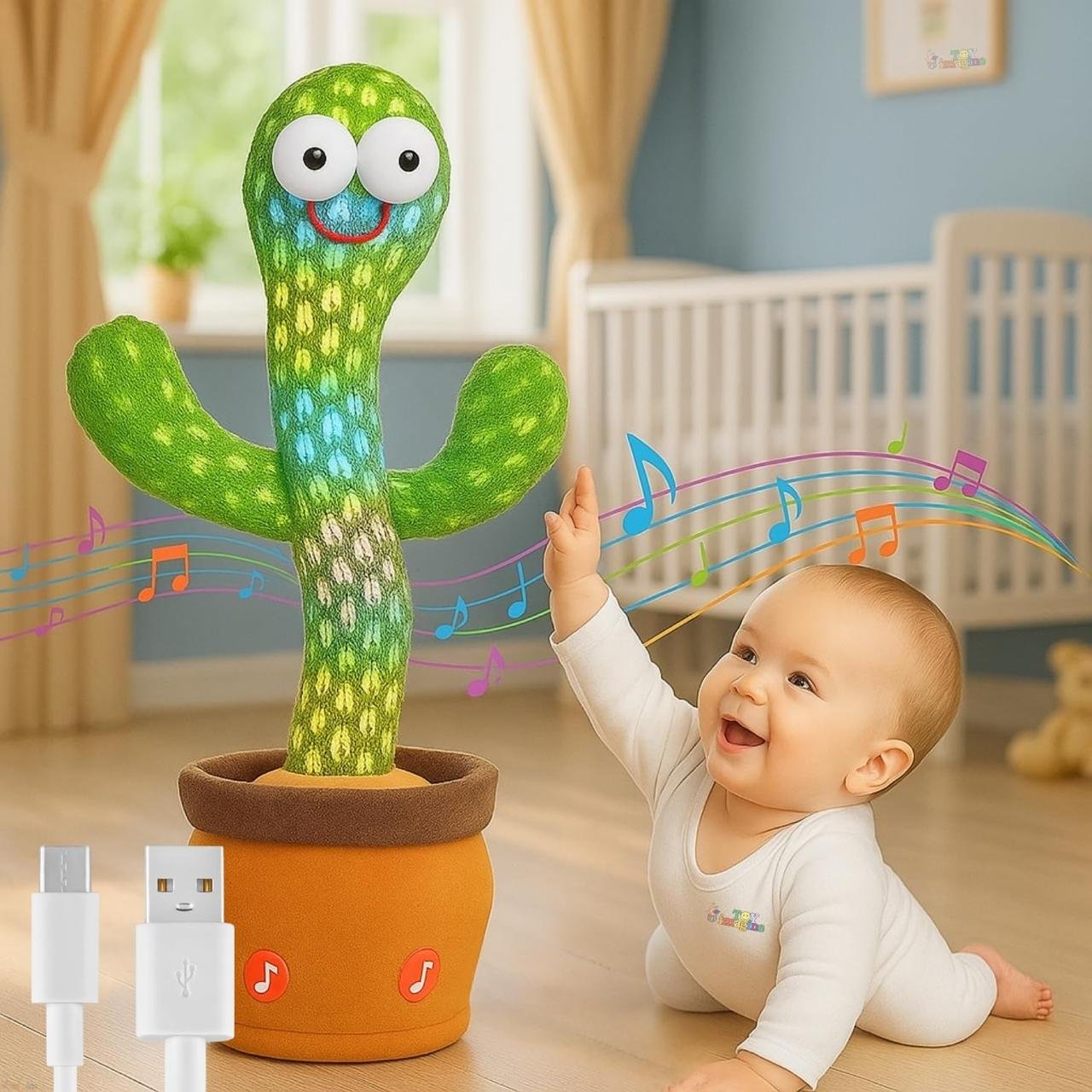 Toy Imagine Rechargeable Talking Cactus Toy For Ki