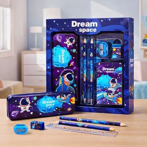 Toy Imagine Space Theme Stationery Set For Kids 12