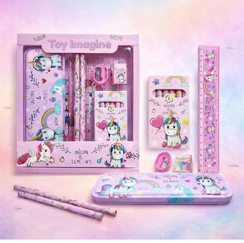 Toy Imagine Unicorn-themed Stationery Set For
