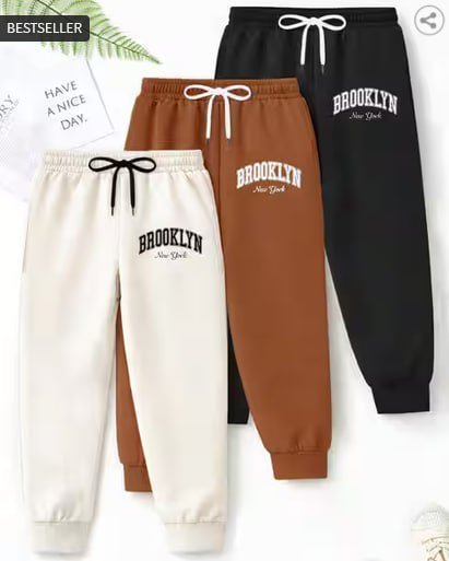 Trampoline Boys Pack Of 3 Graphic Track Pants