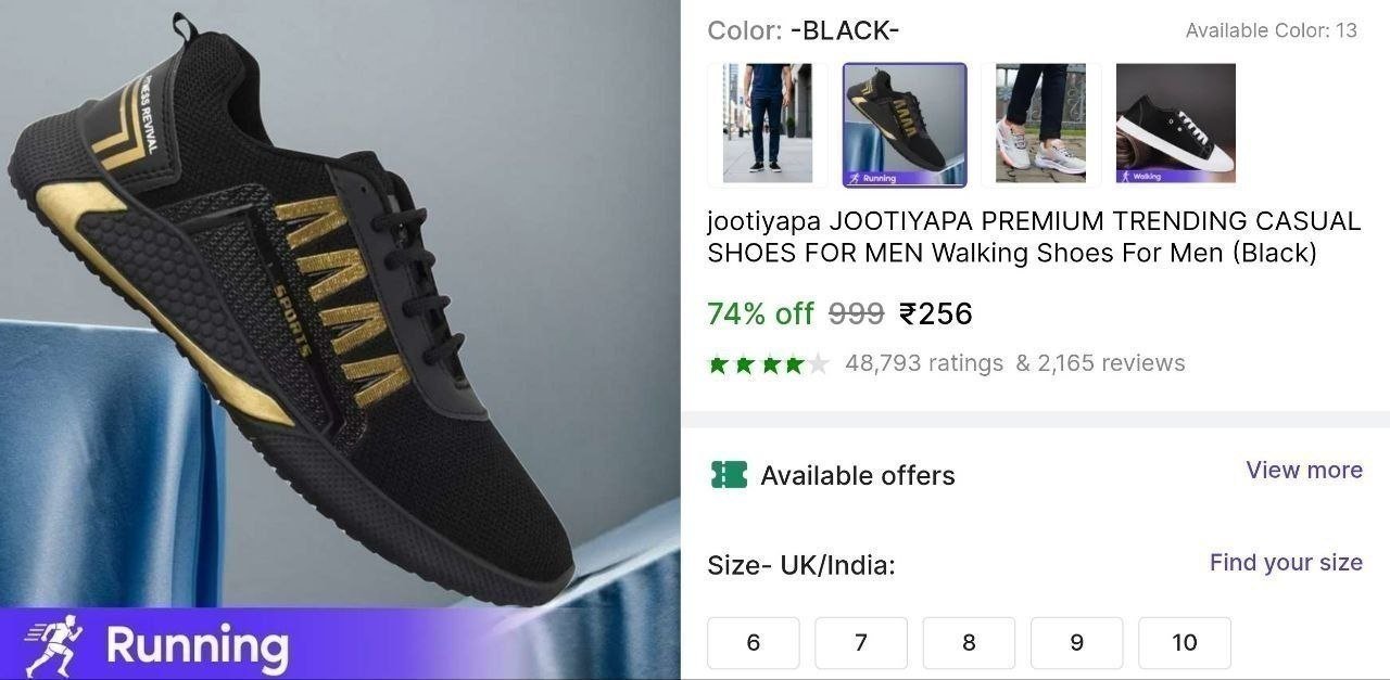 Trendy Sports Shoes At 256