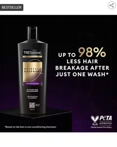 Tresemm Hairfall Defense Shampoo (1000 Ml) 68