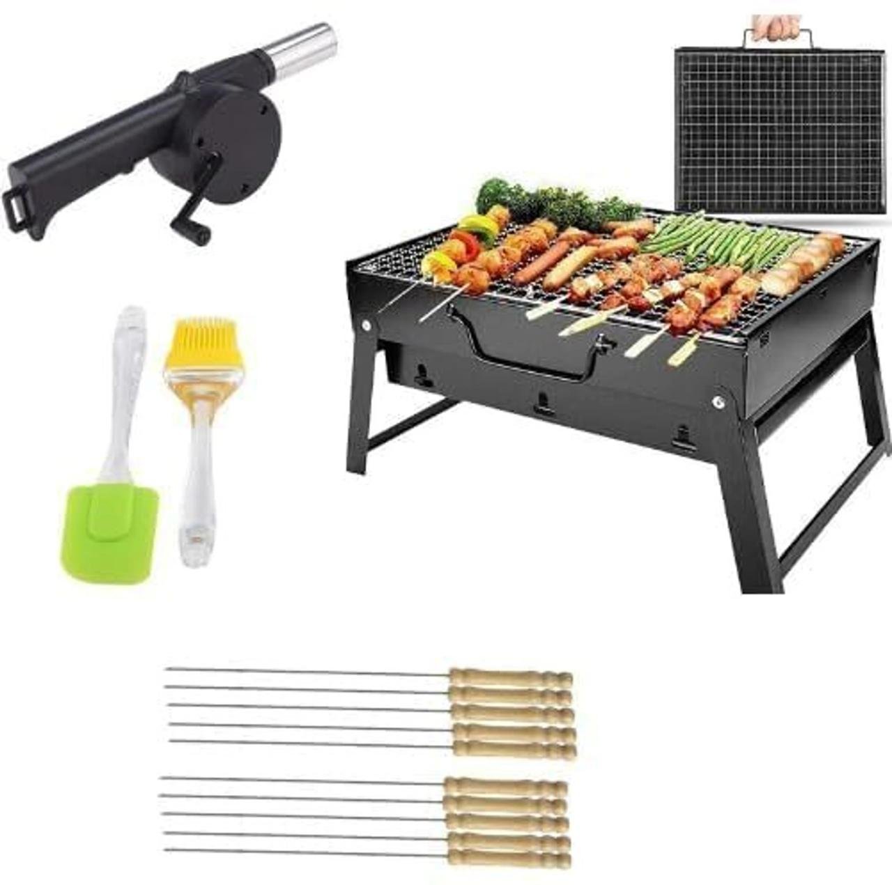 Trlgop Barbecue Basket Foldable For Roast Bbq
