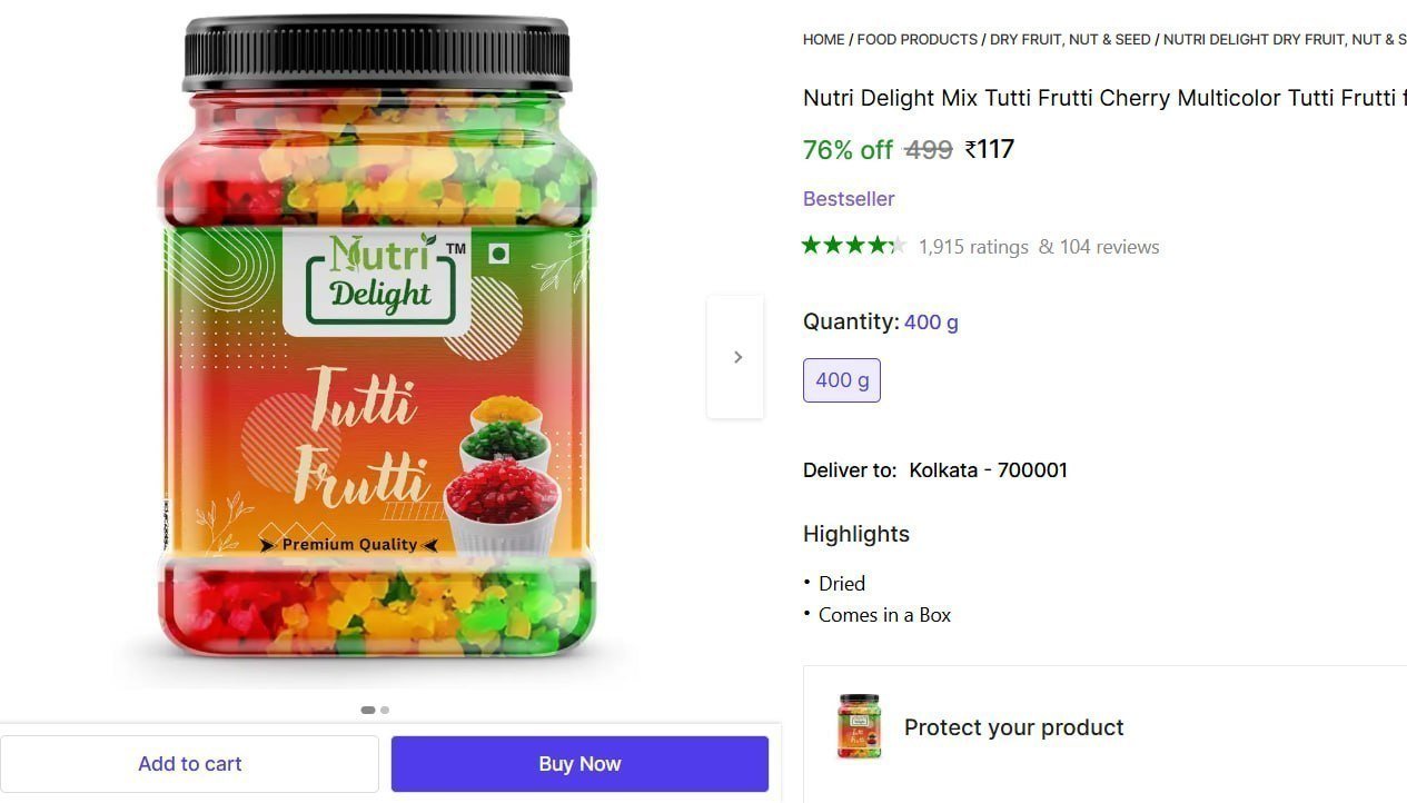Tutti Frutti Cherry (400 G) 117