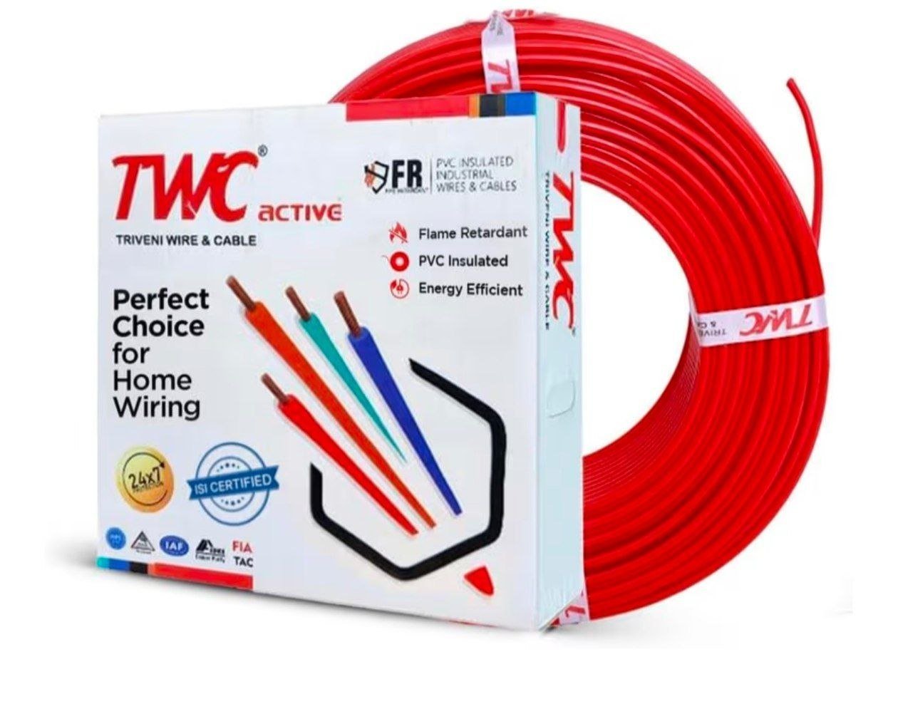 Twc Active Red 0 75 Sqmm 180 Meter 890 90m Selling