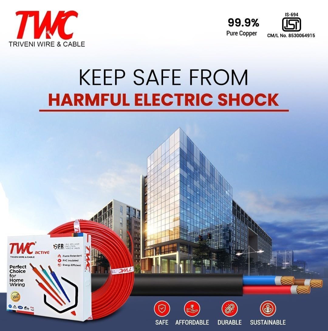 Twc Active Yellow 1 5 Sqmm 180 Meter 2524