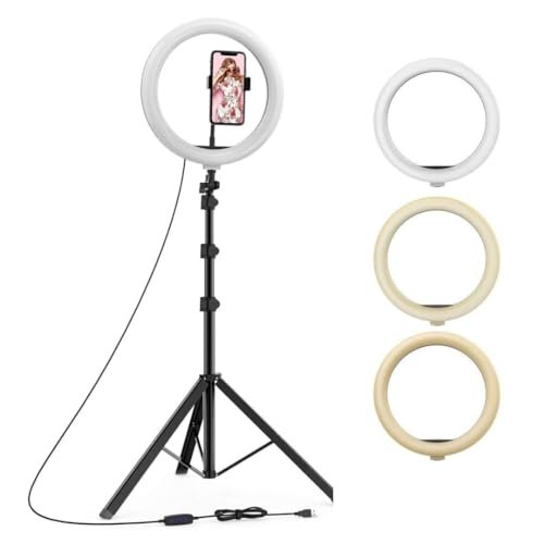 Tygot 10 Inches Big Led Ring Light For Camera