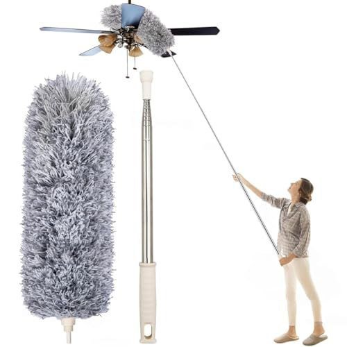 Ucravo 2025 Upgraded Fan Cleaning Mop Microfi