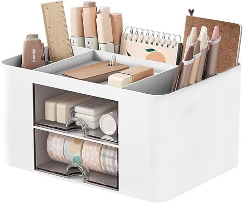 Ucravo Plastic Multi-functional Desk Organise