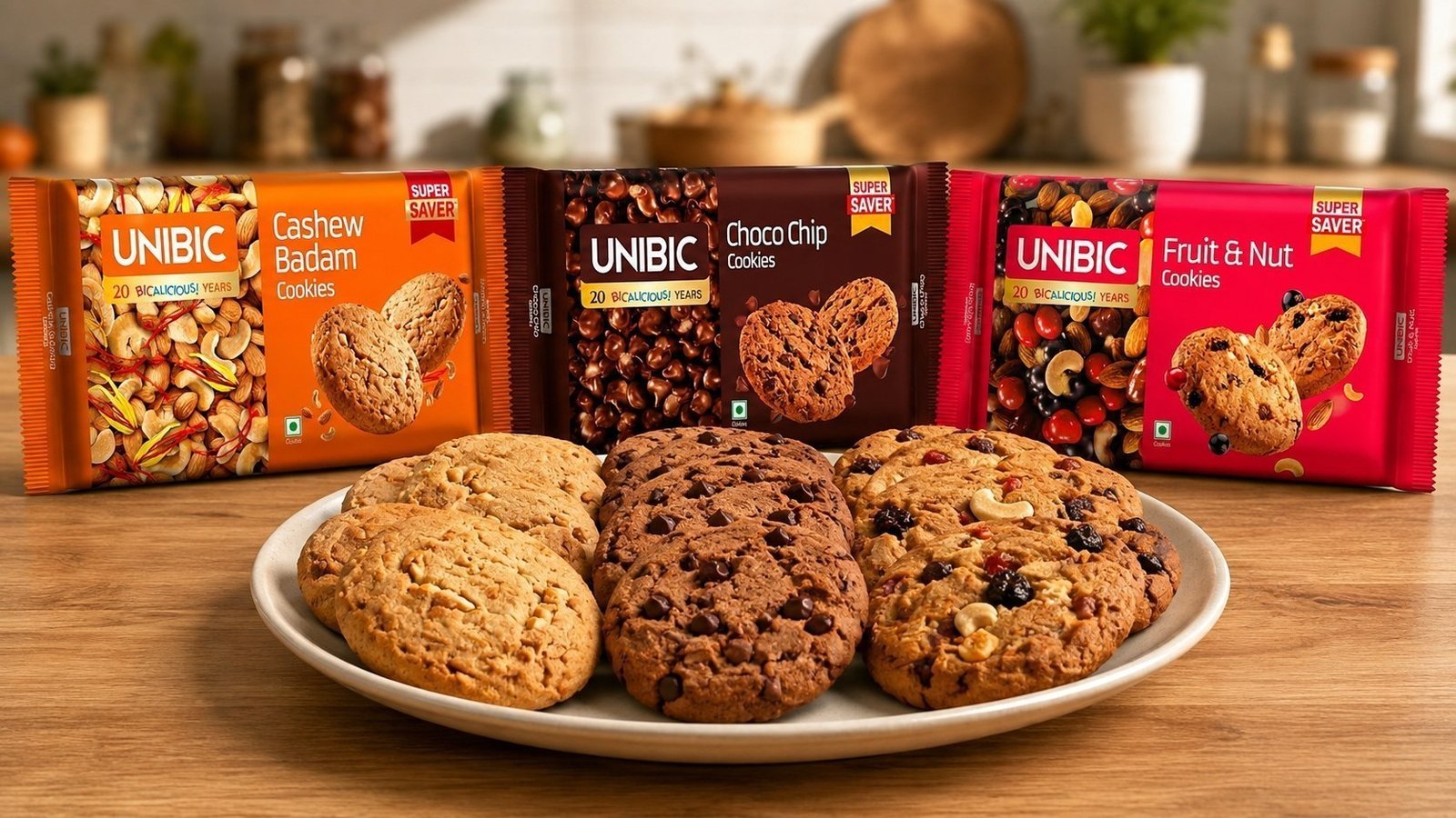 Unibic Nuts Choco Cookies 900g160 200 200