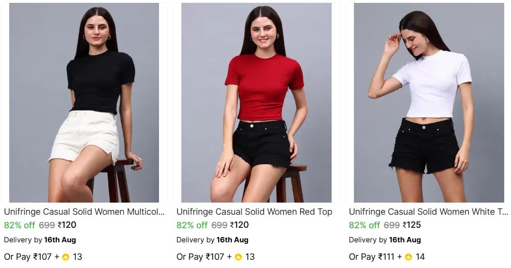 Unifringe Women S Tops From 120