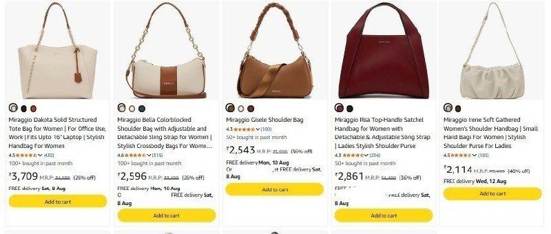 Up To 50 On Miraggio Women Stylish Handbagslink (p