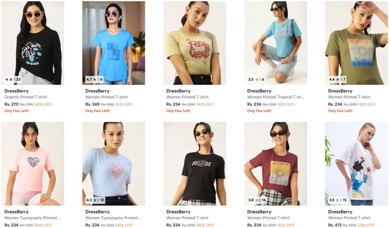 Up To 85 - Dressberry X Fwd Tshirts