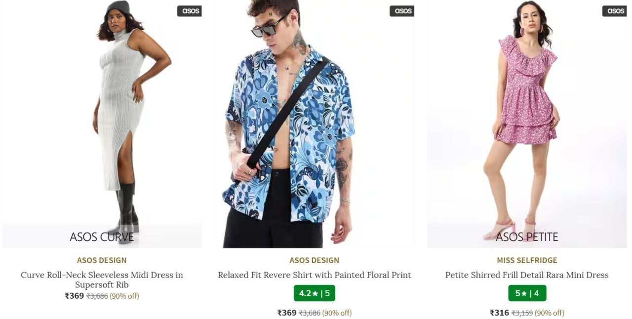 Up To 90 On Asos