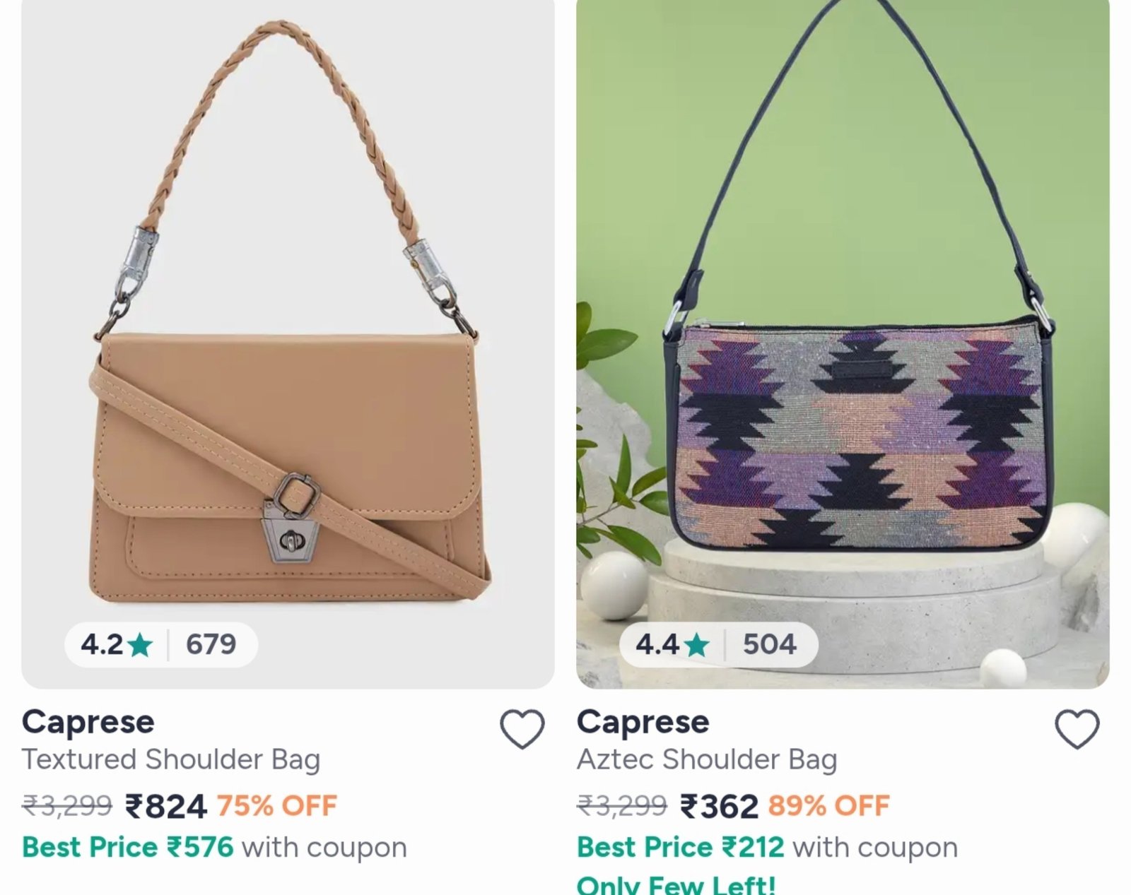 Up To 90 On Caprese Handbags
