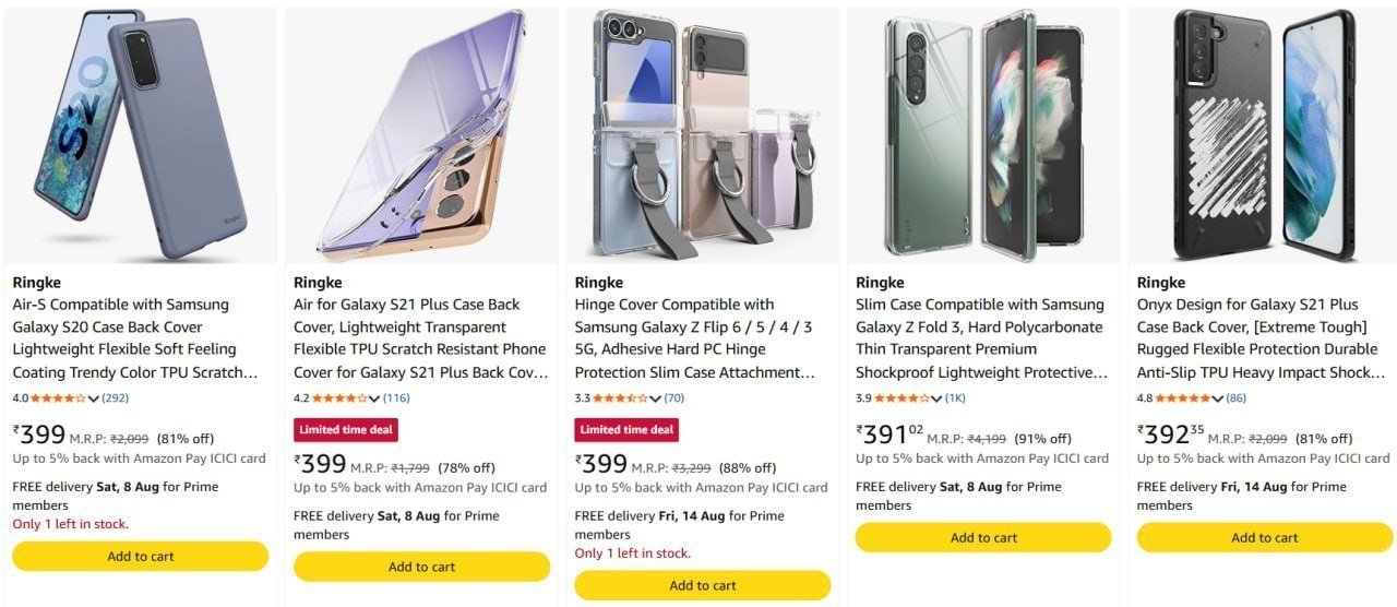 Up To 91 - Ringke Mobile Cases