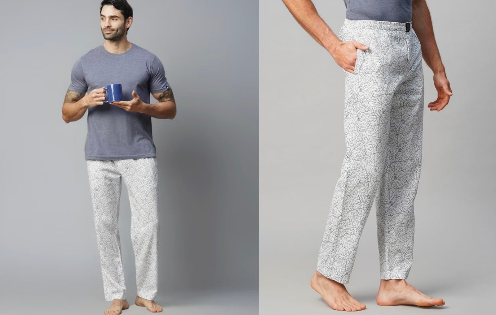 Urban Scottish Men S Woven Cotton Pyjama At 2
