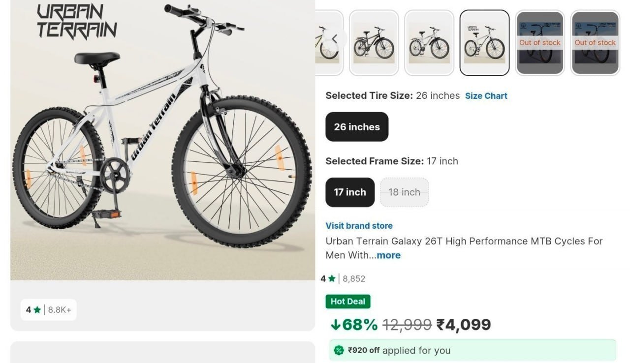 Urban Terrain Adult Cycle 4099bestseller - Top Rat
