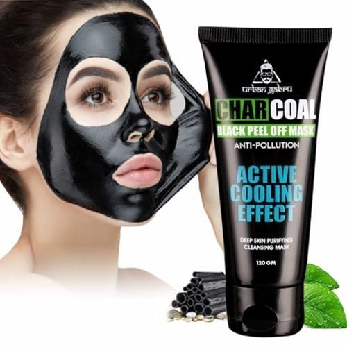 Urbangabru Charcoal Black Peel Mask For Men W