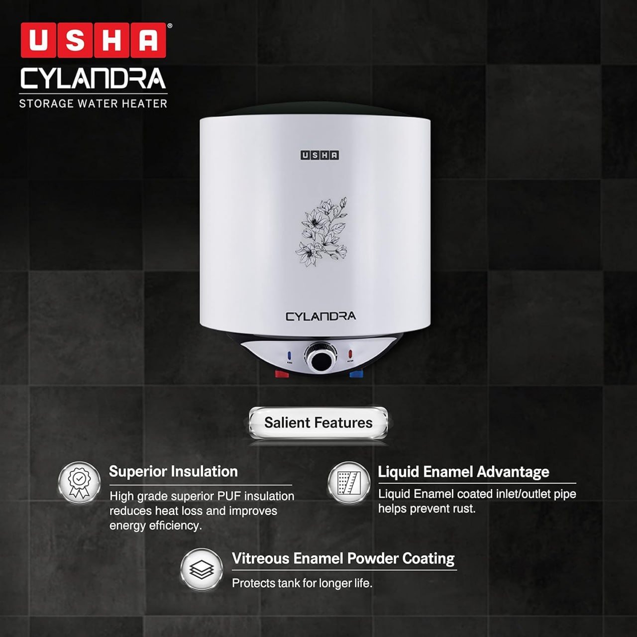 Usha 10 Litre Storage Water Heater 4798