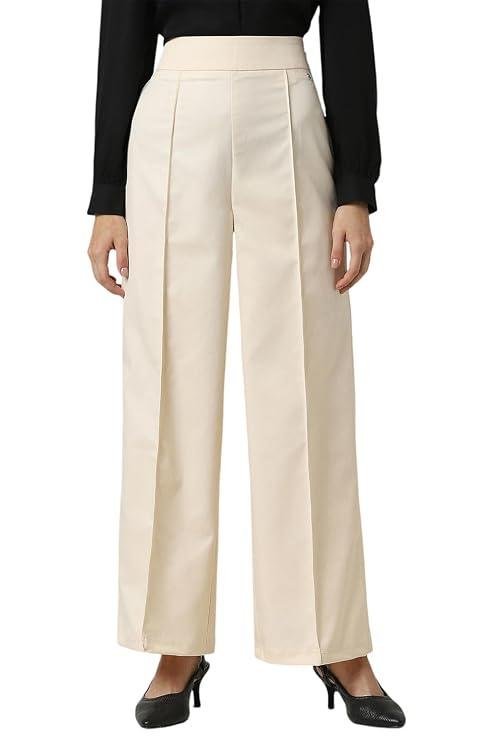 Van Heusen Women S Regular Fit High Rise Pant