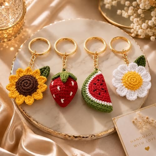 Variq Handmade Crochet Keychain Combo For Gir