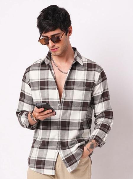 Vastrado Classic Tartan Checked Slim Fit Pure