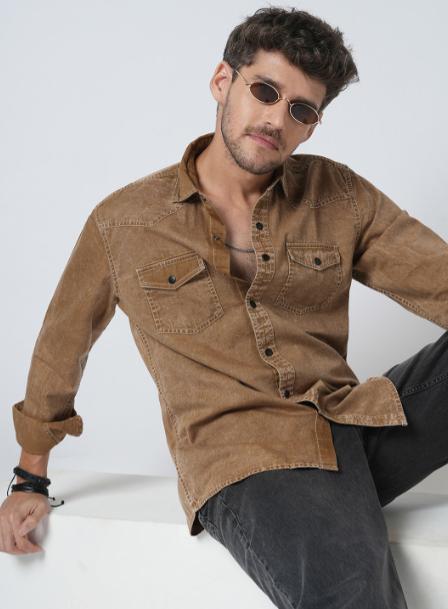 Vastrado Rustic Bronze Acid Wash Double Pocke