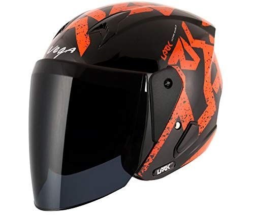 Vega Gloss Finish Open Face Helmet For Men An