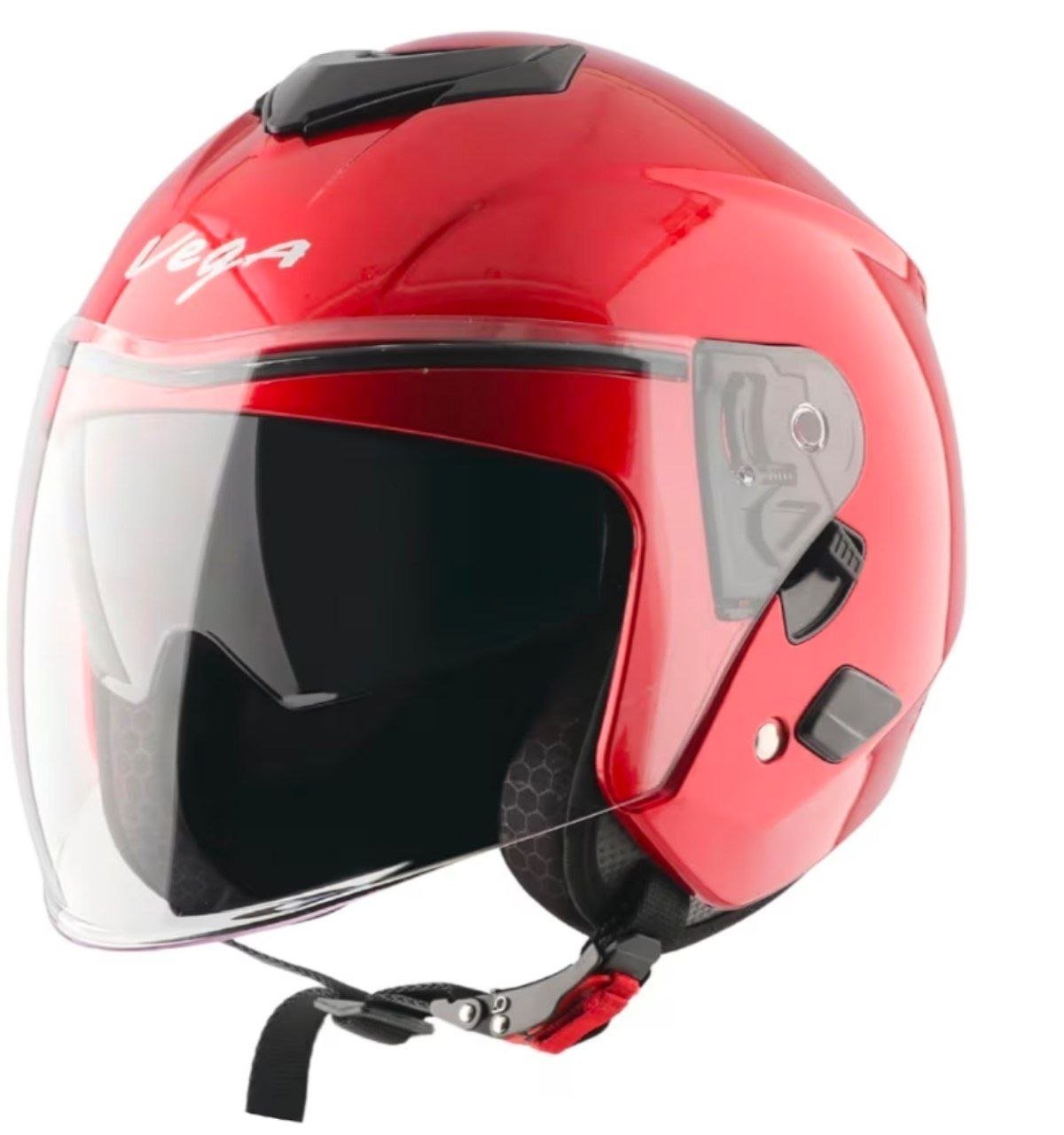 Vega Punch Dual Visor Open Face Riding Helmet (m) 