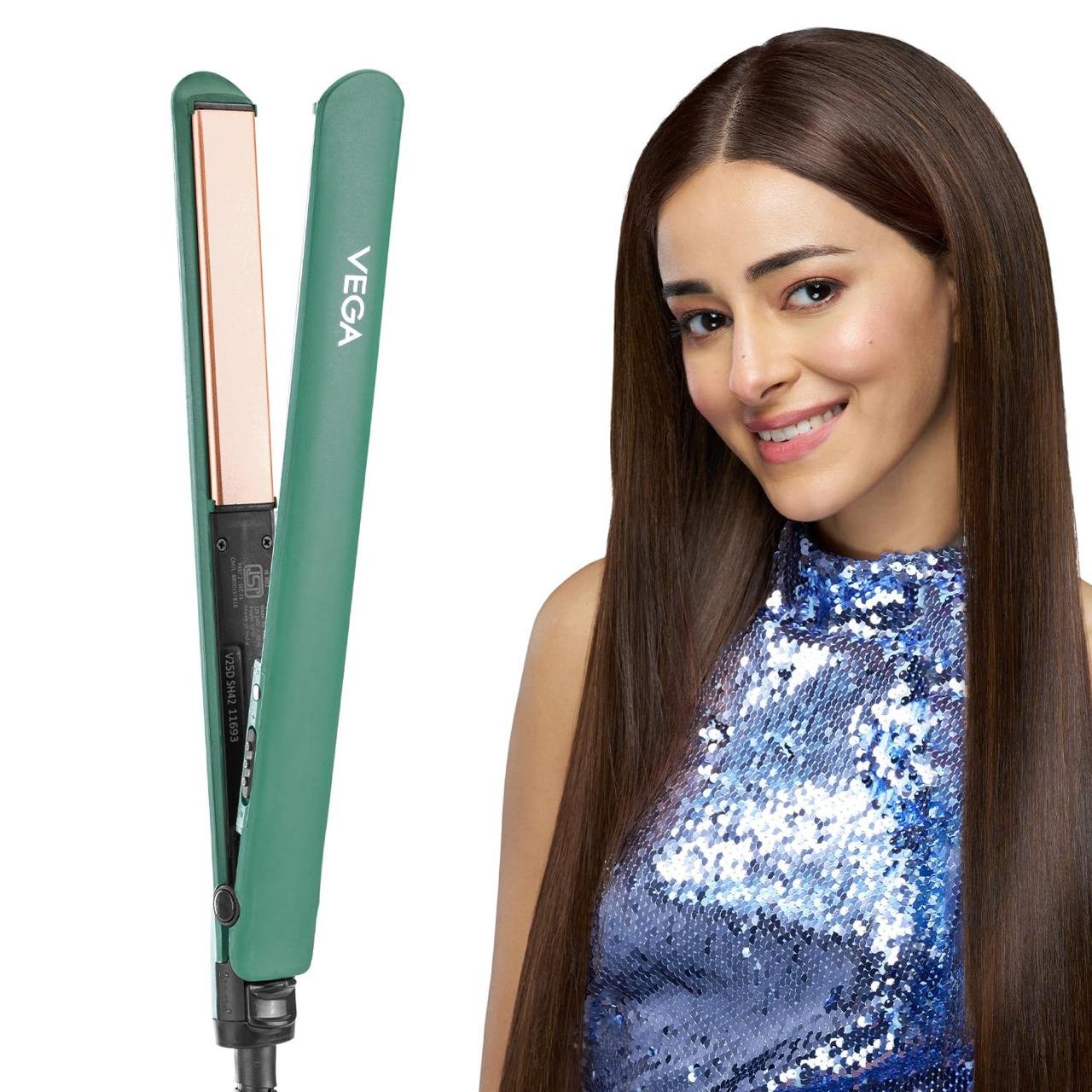 Vega Salon Smooth Hair Straightener For Women With