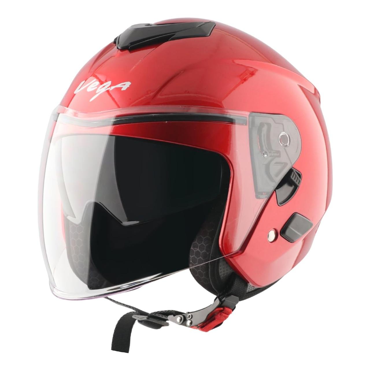 Vega Vo 04 Punch Dual Visor Open Face Riding 