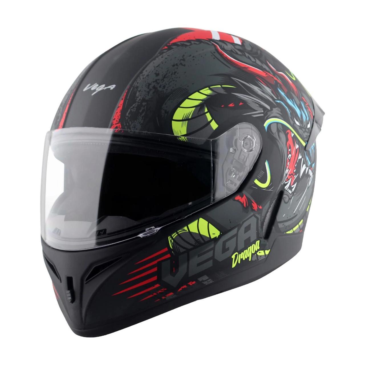 Vega Voyager Dragoa Motorbike Helmet (dull Bl