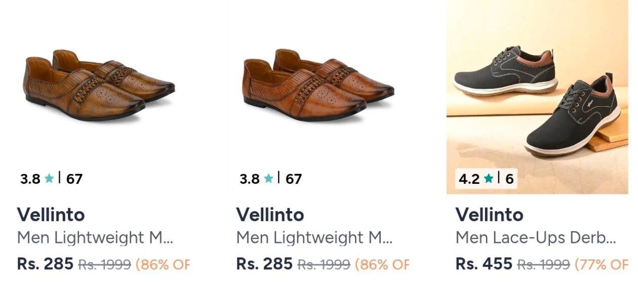 Vellinto Men S Footwears