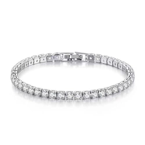 Vientiq Silver-plated Crystal Stones Heart Br