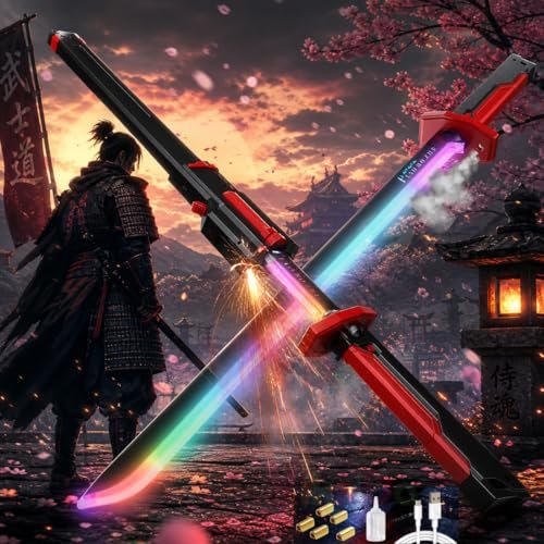 Vikrida Neon Sword Spark Blade Toy With Hit S