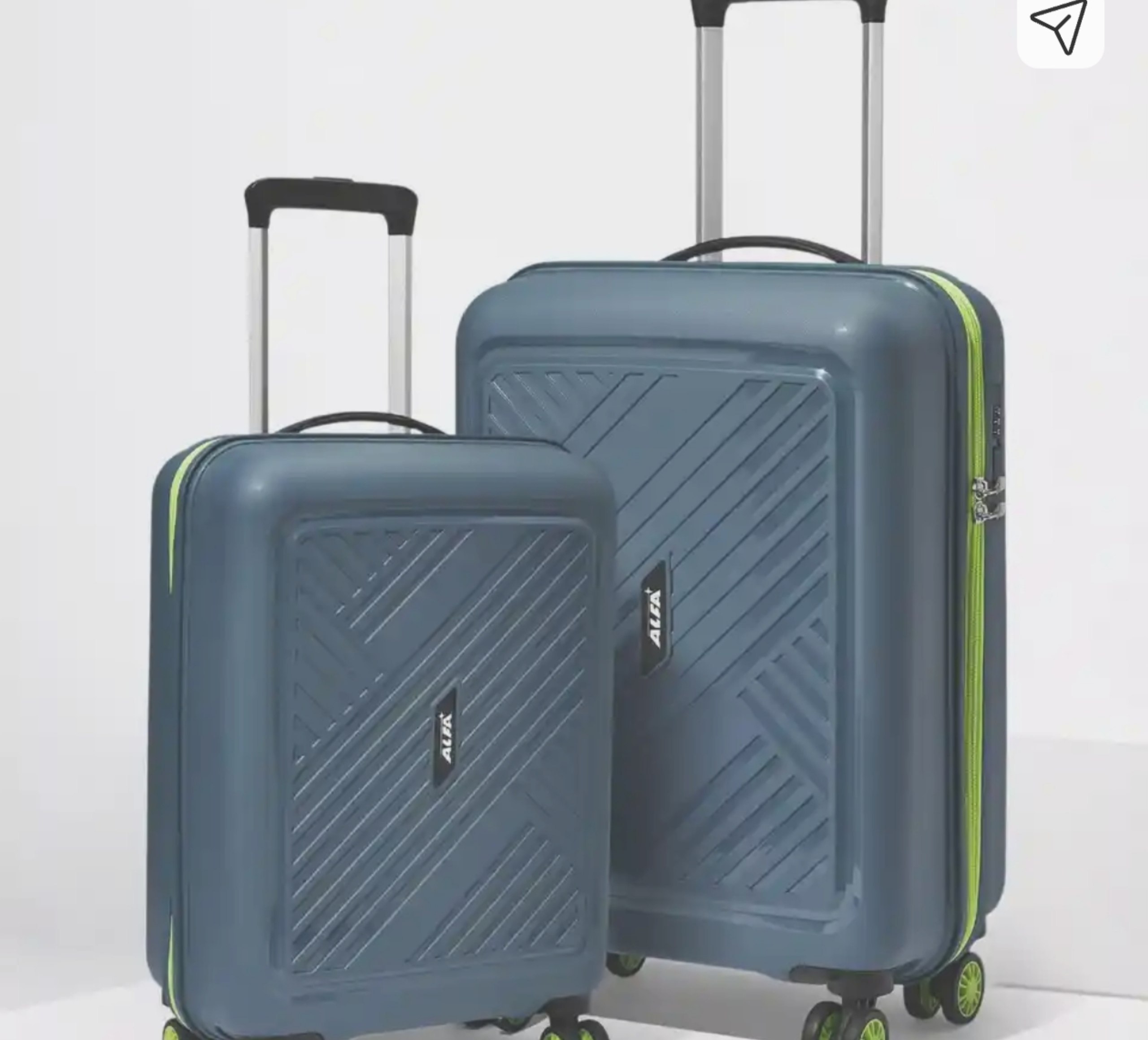 Vip Hard Body Set Of 2 Luggage 8 Wheels - Rhino St