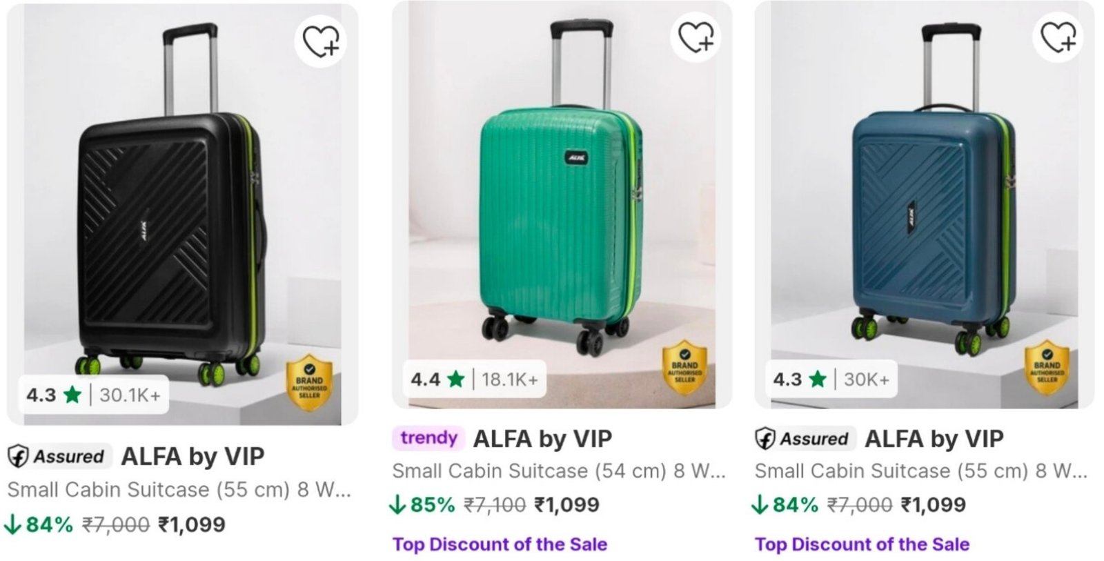 Vip Trolley Suitcase At 1099