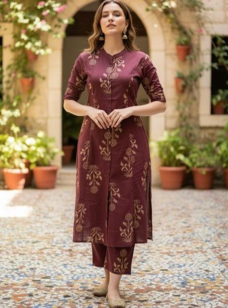 Vishishtah Women Ethnic Motifs Printed Regular Kur