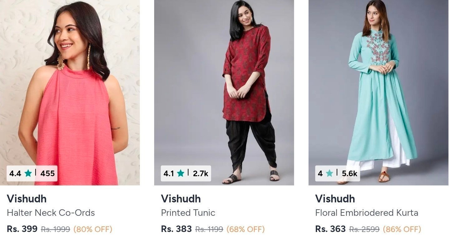 Vishudh Women Dresses Under 399