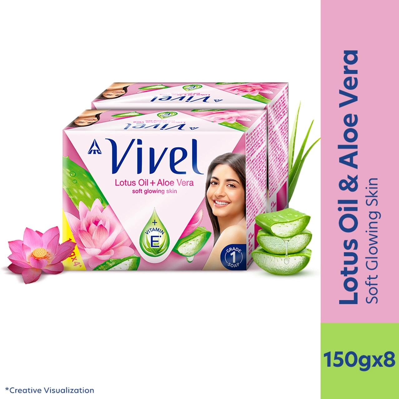 Vivel Lotus Oil Grade 1 Bathing Soap Highest Soap 