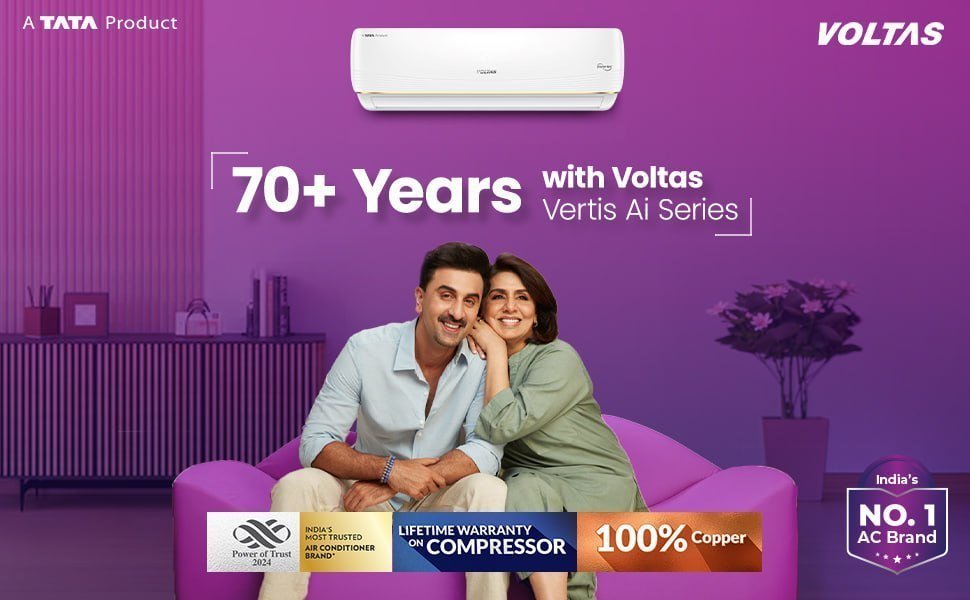 Voltas 1-ton 5 Star Inverter Split Ac 40 990 