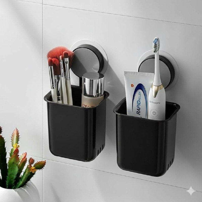 Wall-mounted Tooth Brush Holder Bathroom - Se