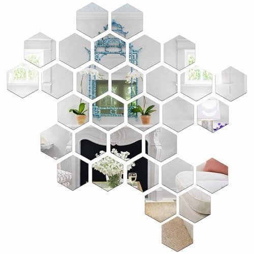 Wall1ders 31-piece Hexagon With 10 Butterfly Silve