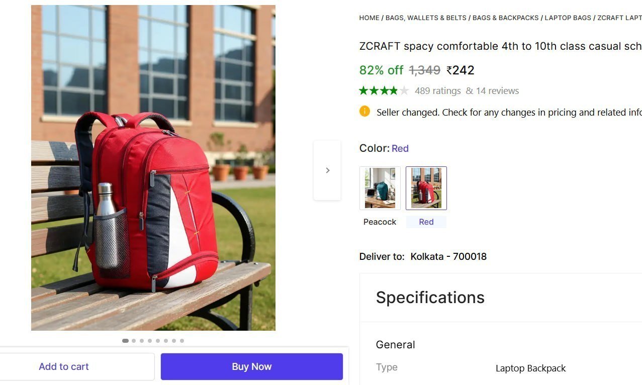 Waterproof Laptop Backpack 242