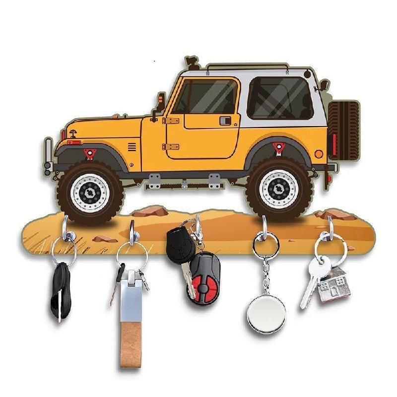 Webelkart Premium Hd Uv Printed Mahindra Thar Car 