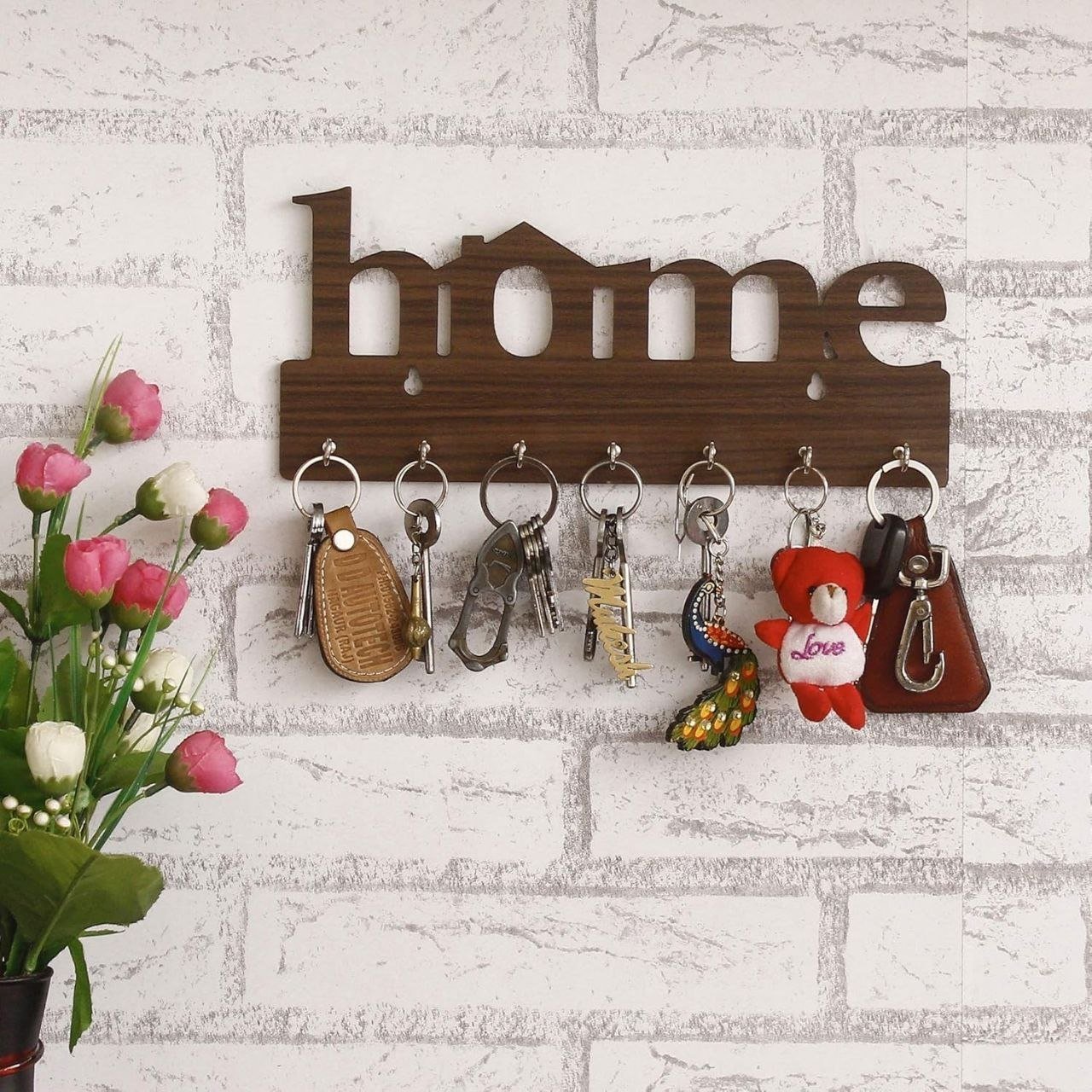 Webelkart Premium Home Keys Wooden Key Holder