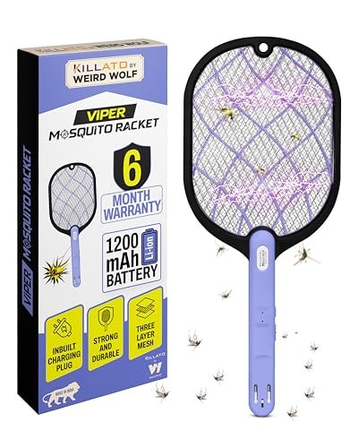 Weird Wolf Mosquito Killer Racket With Built-