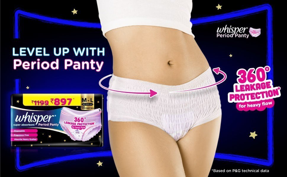 Whisper Period Panty 18 M-l 430